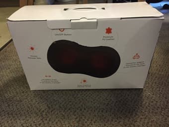 Heated Shiatsu Massager for neck, back, calf, etc, New in Box 3