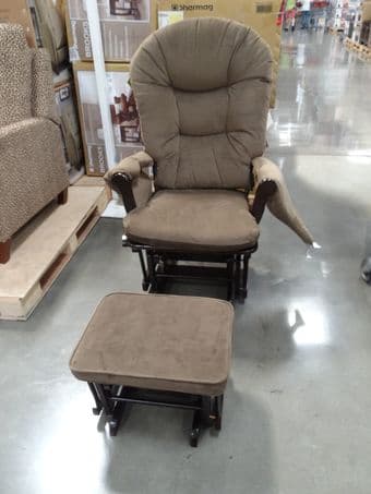 Shermag Glider Rocker and Ottoman Combo 1
