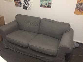 Grey Ikea Couch 1