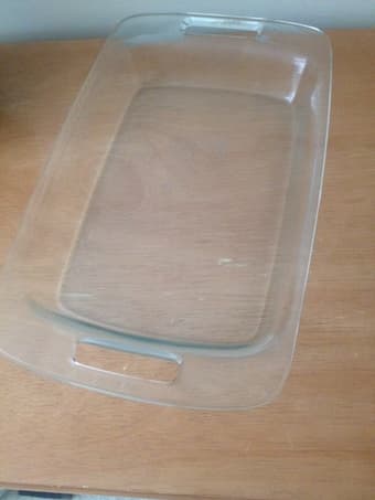 assorted pyrex glass baking dishes, $15 1