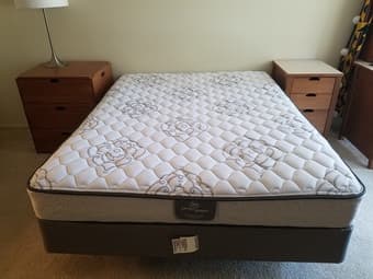 Queen Size Mattress/Box Spring/Frame in EXCELLENT CONDITION! 1