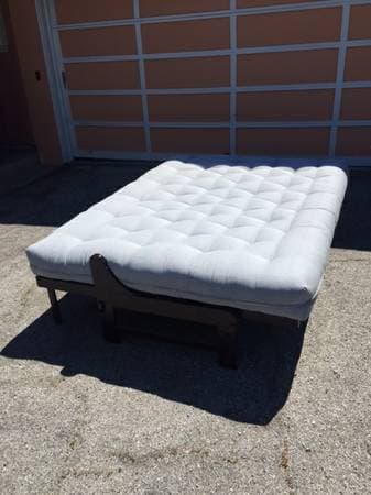 Full Sized Platform Bed (with mattress) 1