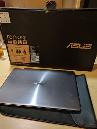 13.3" Asus Zenbook UX360C Dec 2016, lightly used, box/sleeve included 2