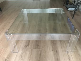 Acrylic Coffee Table (WILLING TO NEGOTIATE PRICE) 1
