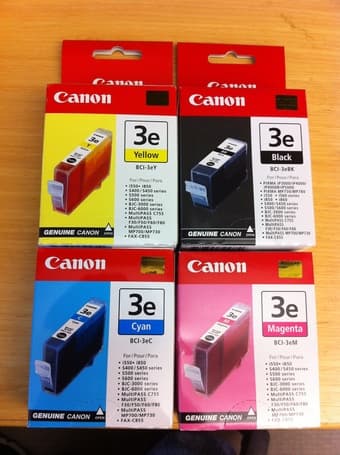 Canon RCI-3e Ink Jet Cartridges 1