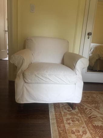 Pottery Barn basic couch and chair - $250 for the set. 2