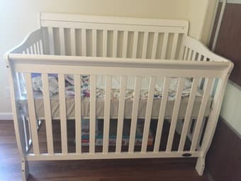crib+matter,highchair, sofa bed, steamer 2