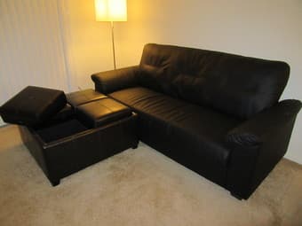 IKEA sofa (KNISLINGE) with extendnig footstool 2