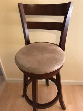 Twin mattress, dinning chair, counter-height chair, microwave 2