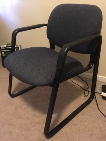 2 chairs, desk lamp, kid bike , vacumm 1