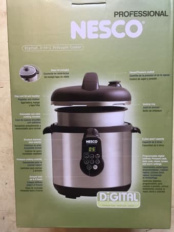 Nesco Digital 3-in-1 Pressure Cooker 6 quart 1