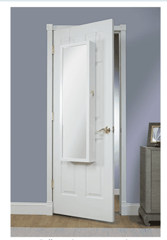 Over-the-door Mirror/Jewelry Armoir 1