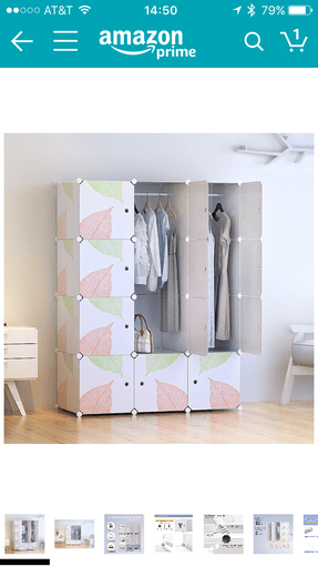 Portable Clothes Closet Wardrobe 2