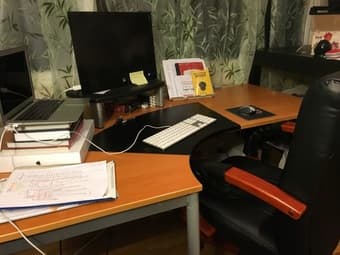 Large Curved Office Table 2