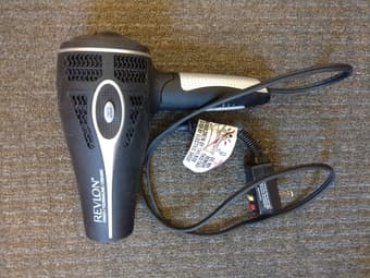 Used Revlon® Perfect Heat® Fold & Go Hair Dryer 1