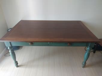 Great set of apt furniture: dining table, coffee table, couch 1