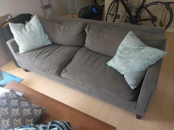 Great set of apt furniture: dining table, coffee table, couch 3