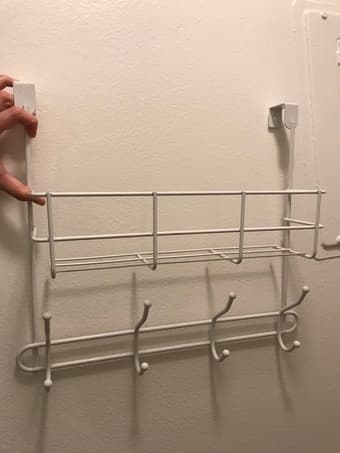 Over the door shower caddy (with hangers) 1