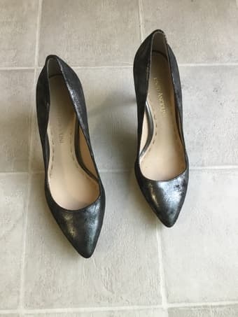 Metallic, shimmery pumps, W 6.5 3