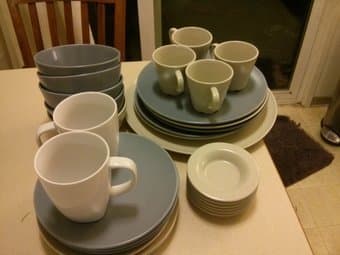 Dinning set - plates, cups, bowls etc 1