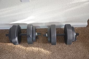 Elliptical Trainer, Dumbbell Set,Multi-Purpose Workout Bar 3