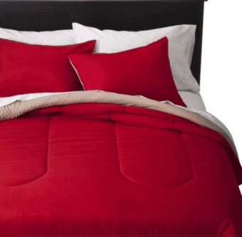 Target Solid Comforter Queen/Full size, RED 1