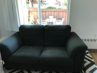 Ikea Sofa, TIDAFORS loveseat, Hensta Gray 1