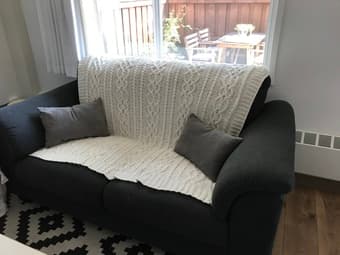 Ikea Sofa, TIDAFORS loveseat, Hensta Gray 3