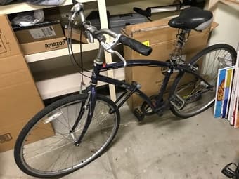 Men's bicycle & lock 1