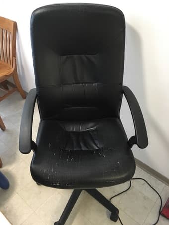Faux Leather Office Chair 1