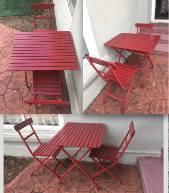 Outdoor Patio Table and Chairs 1