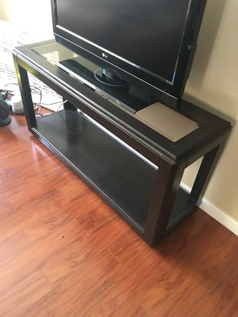 Dark Brown TV Stand 2