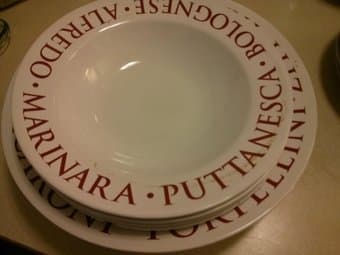 Pasta bowls set 1