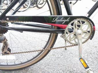 Raleigh Superbe (MD/LG) + U-Lock + Side Basket 2