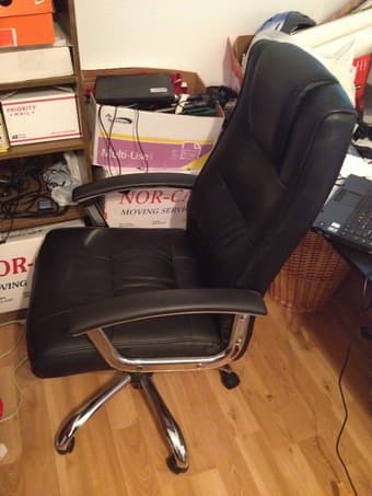 Executive chair - black, high back 1