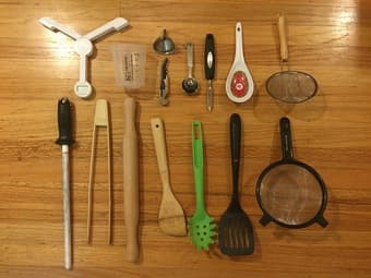 Kitchen starter set: utensils, plates, bowls, cups + LOTS more! 1