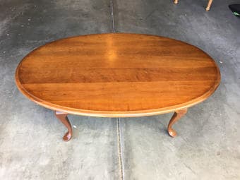 Vintage Coffee table (solid wood) - Cupertino 1