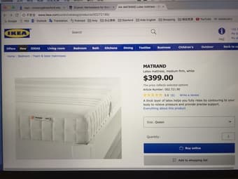 Queen mattress +Box  Bed frame 2