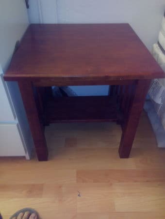 Inlayed Bedside cabinet Wood AND Night stand 1