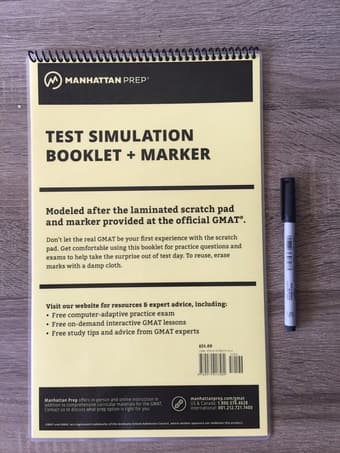 Full set of Manhattan GMAT books 6th ed.; practice booklet+marker 3