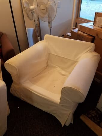 White Comfy Armchair 3