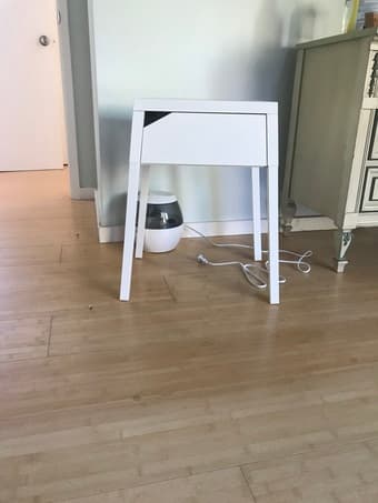 Moving out sale! Vintage desk and bed side table!! 2