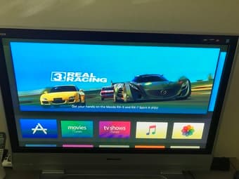 Panasonic 42" Plasma TV + Apple TV 3rd Gen 1