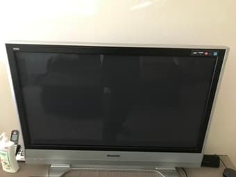 Panasonic 42" Plasma TV + Apple TV 3rd Gen 2