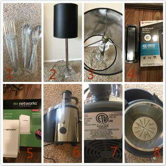 Juicer lamp router...for sale (reply to email listed in the text) 1