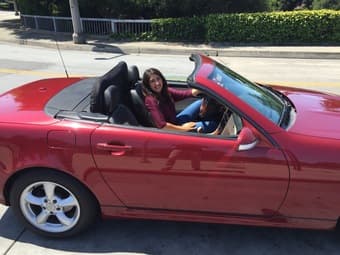 Red convertible for sale! 2001 SLK320 low mileage 2