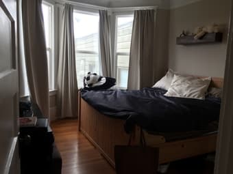 Room in large 3BR apartment in NoPa through February 2018 1