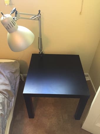 Big desk, chair and table light 2