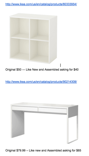 Desk,  Bookshelf, Office Chair, Bench 2