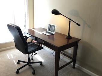 Study light,sturdy, beautiful adjustable desktop study light WITH lamp 1